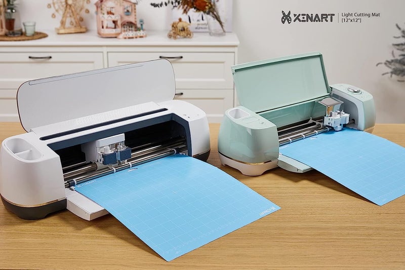 Xinart Cutting Mat for Cricut Maker/Explore Air 2/Air/One(12x12 Inch, 3 Mats) Light Adhesive Sticky Blue Quilting Cricket Cutting Mats Replacement Accessories for Cricut - Image 2